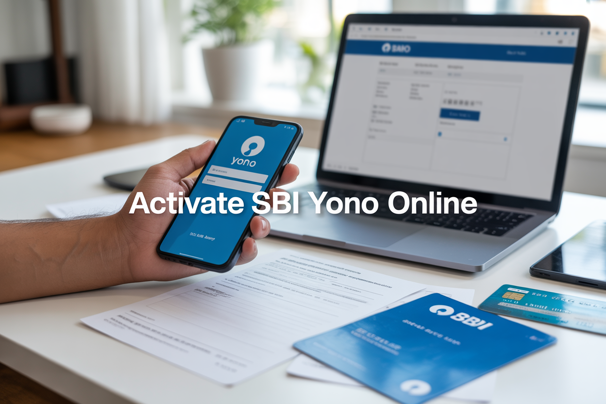 how to activate sbi yono without visiting branch